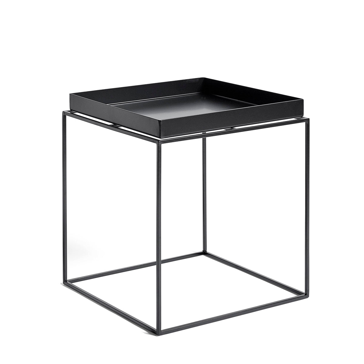 HAY Tray pöytä 40x40 musta