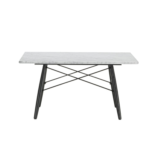 Vitra Eames sohvapöytä 76x76 musta/valkoinen marmori