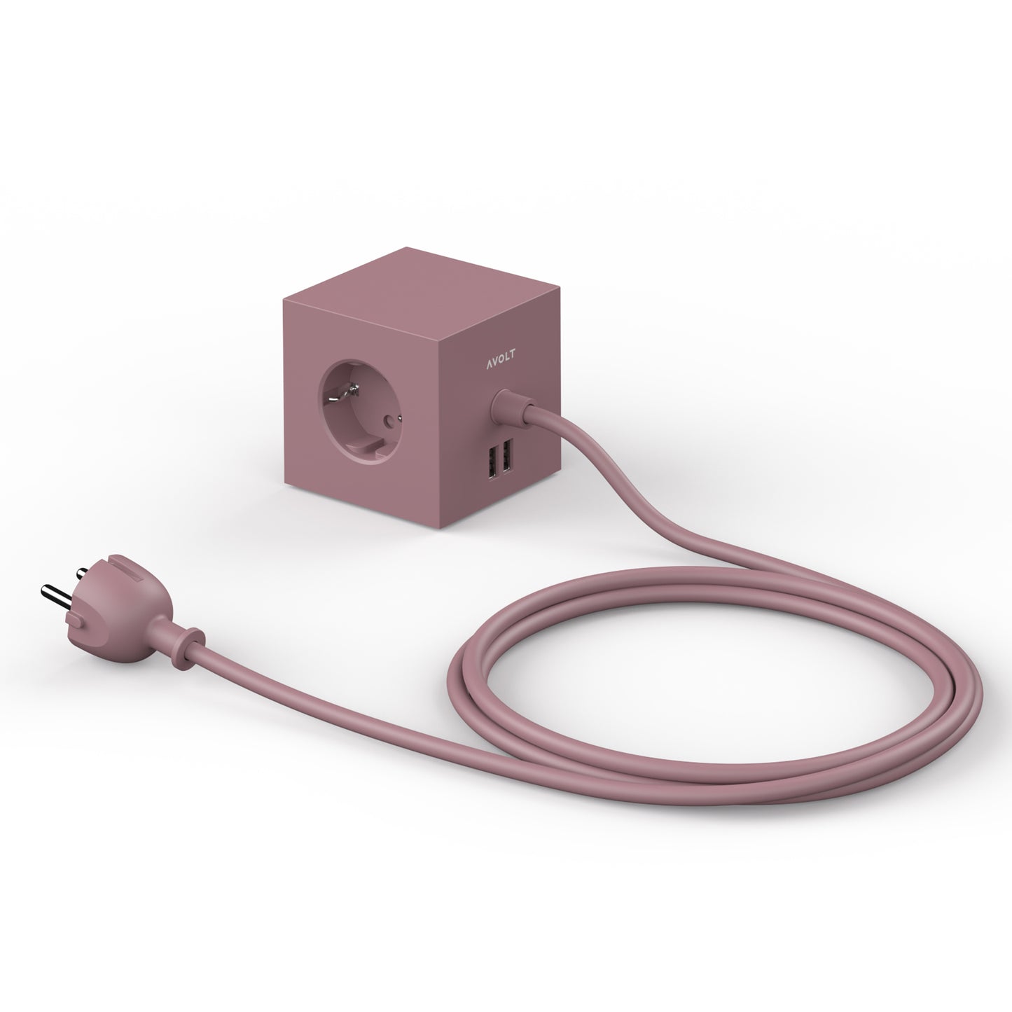 Avolt Square 1 USB jatkojohto punainen