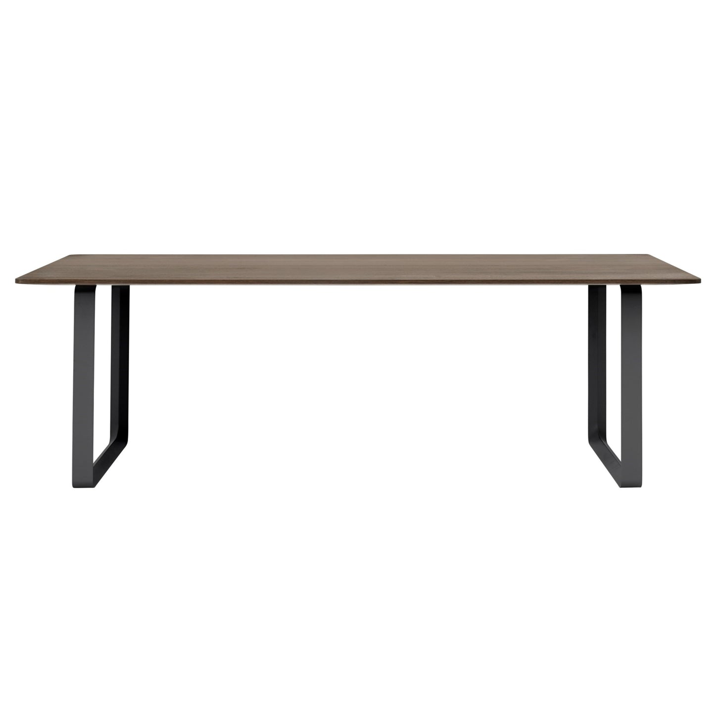 Muuto 70/70 pöytä 225x90 pähkinä/musta