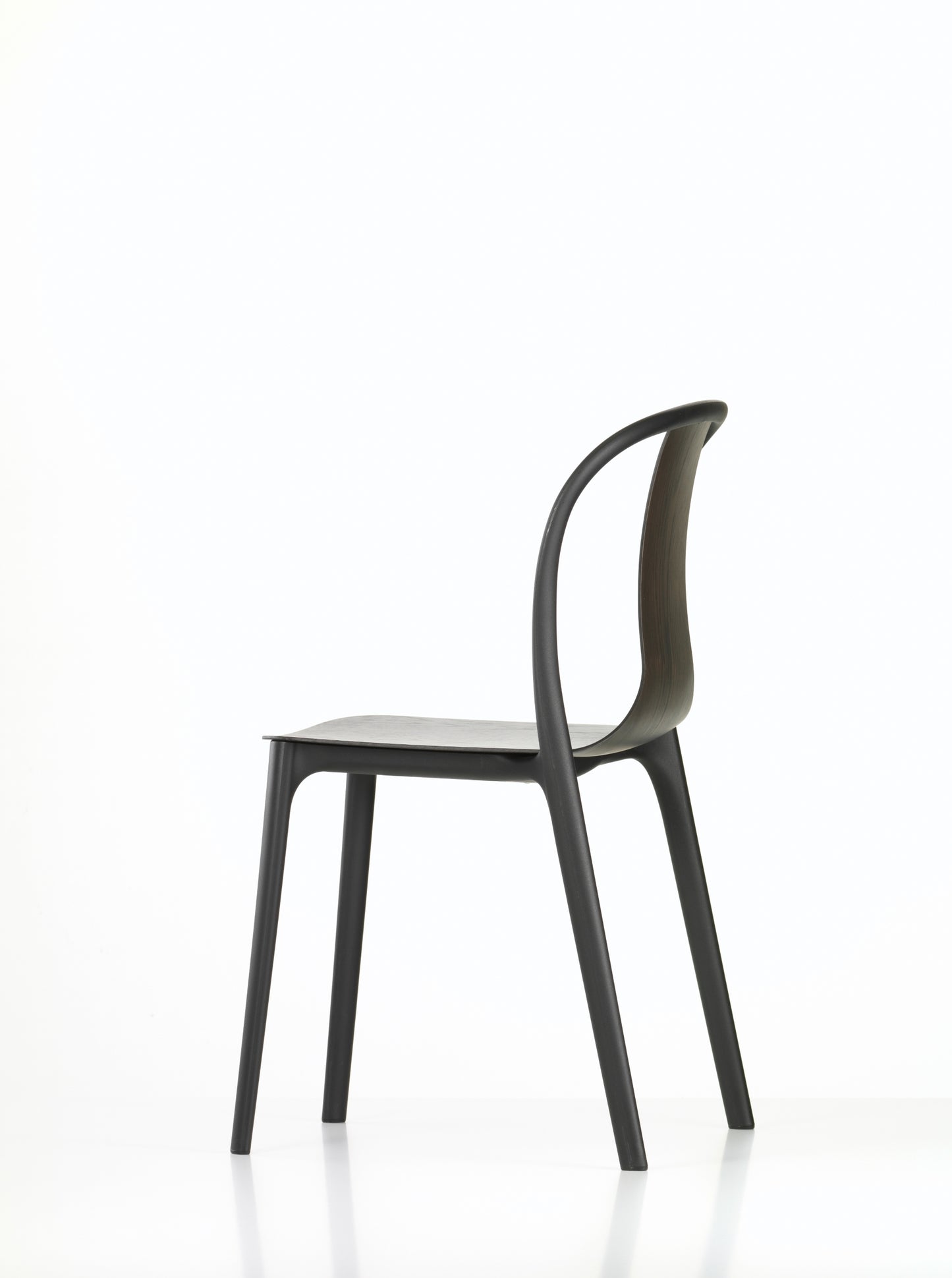Vitra Belleville tuoli musta/tumma tammi