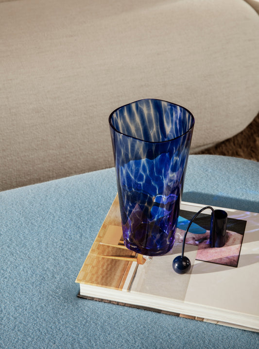 Ferm Living Casca maljakko sininen