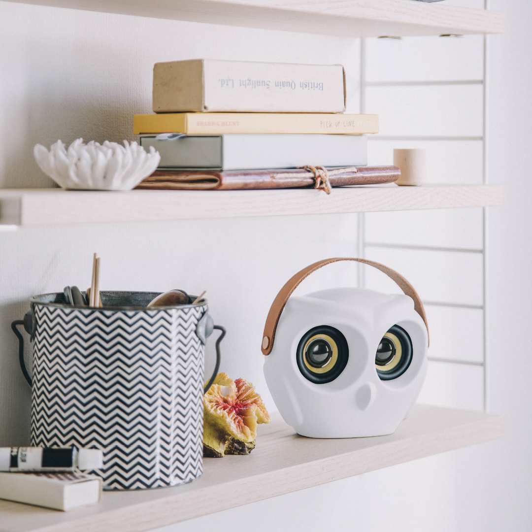 KREAFUNK aOWL Bluetooth-kaiutin valkoinen