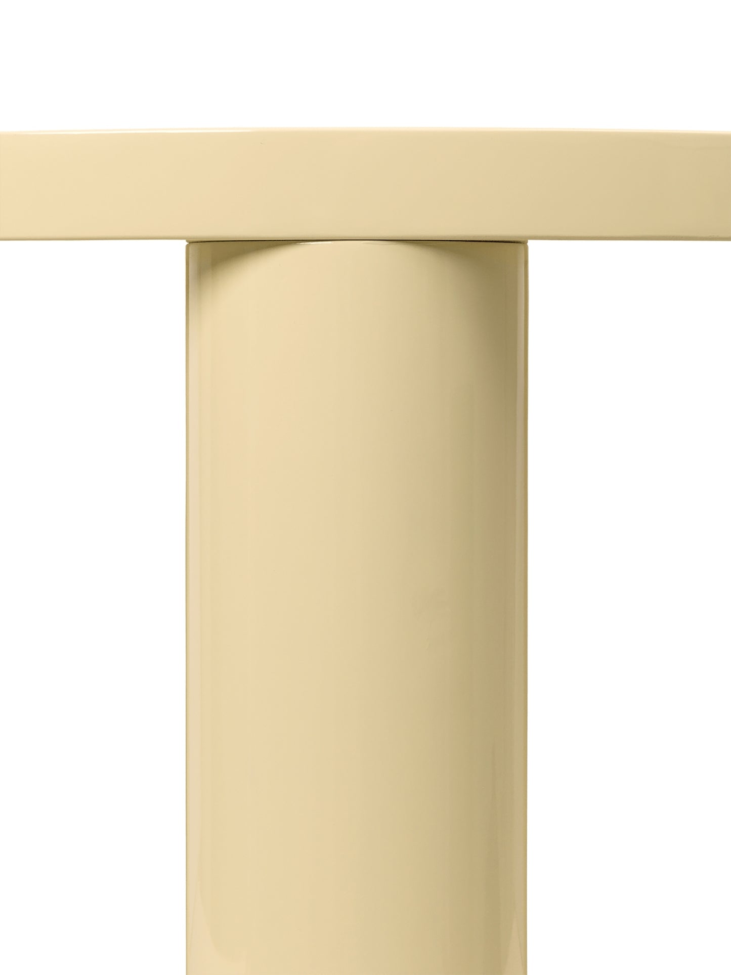 Ferm Living Post sohvapöytä pieni keltainen