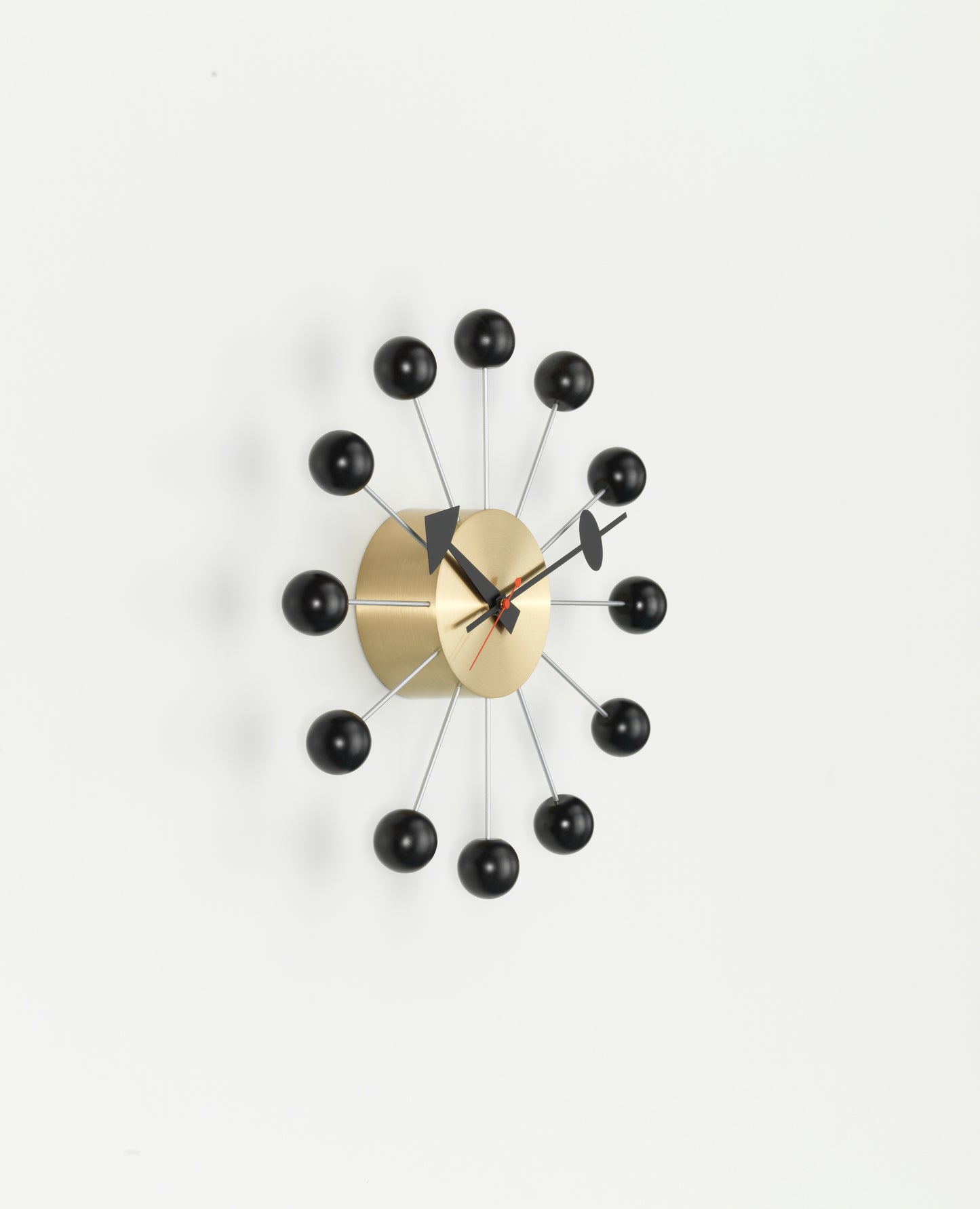 Vitra Nelson Ball kello musta-messinki