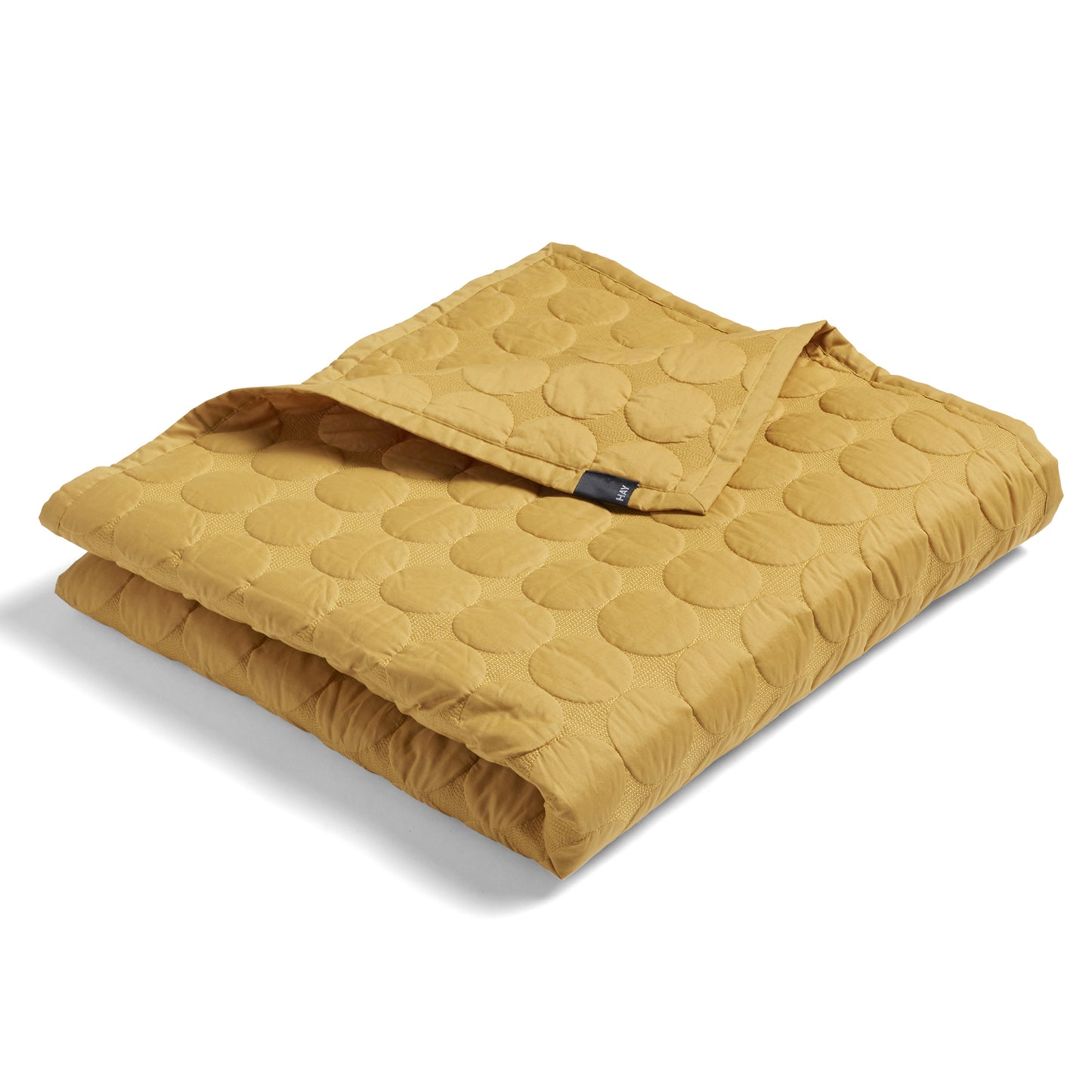 HAY Mega Dot päiväpeitto 235x245 sinappi