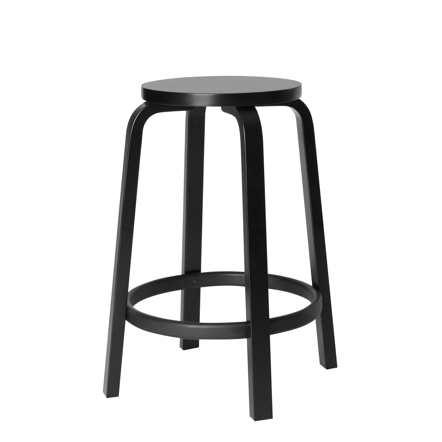 Artek 64 baarijakkara maalattu musta