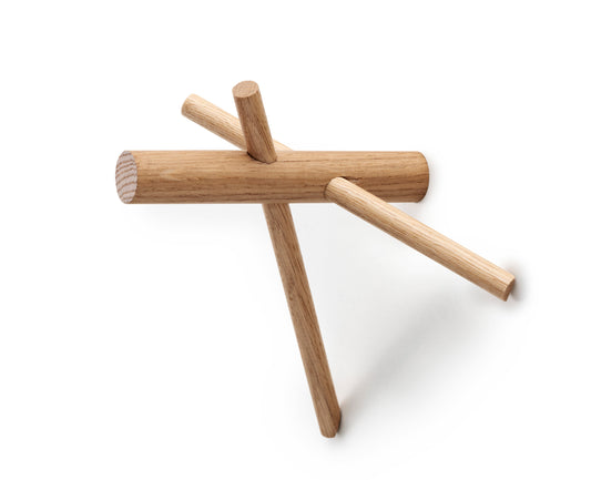 Normann Copenhagen Sticks ripustin 2kpl tammi