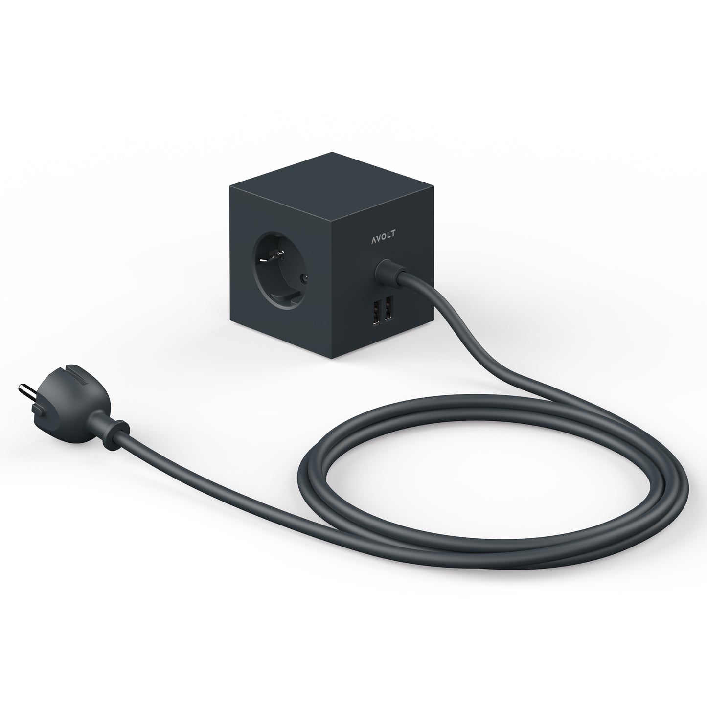 Avolt Square 1 USB jatkojohto musta