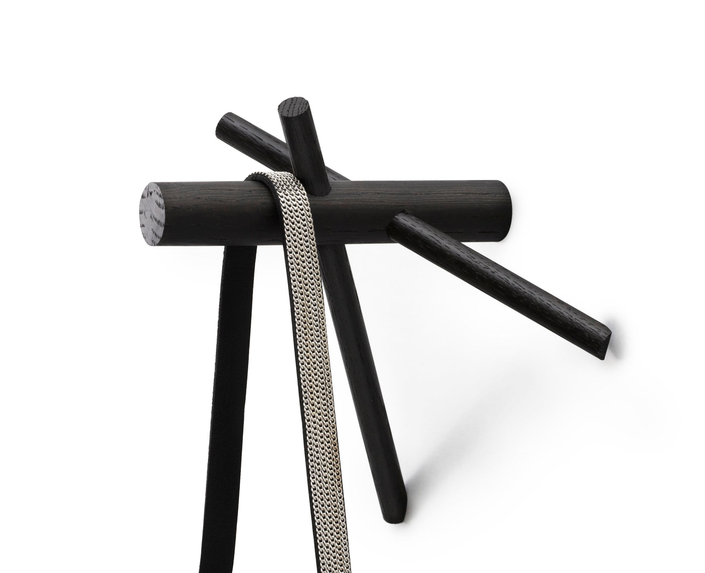 Normann Copenhagen Sticks ripustin 2kpl musta