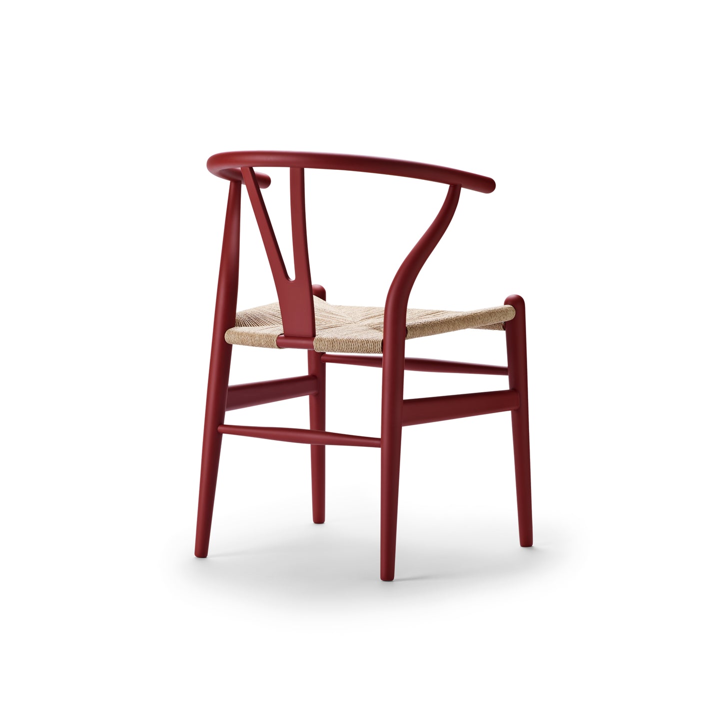 Carl Hansen & Søn CH24 Wishbone Soft punainen pyökki/luonnonväri