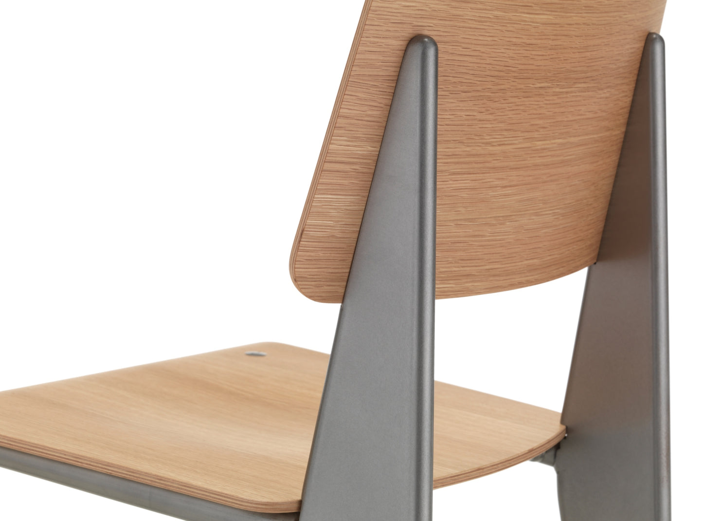 Vitra Standard tuoli tammi/teräs