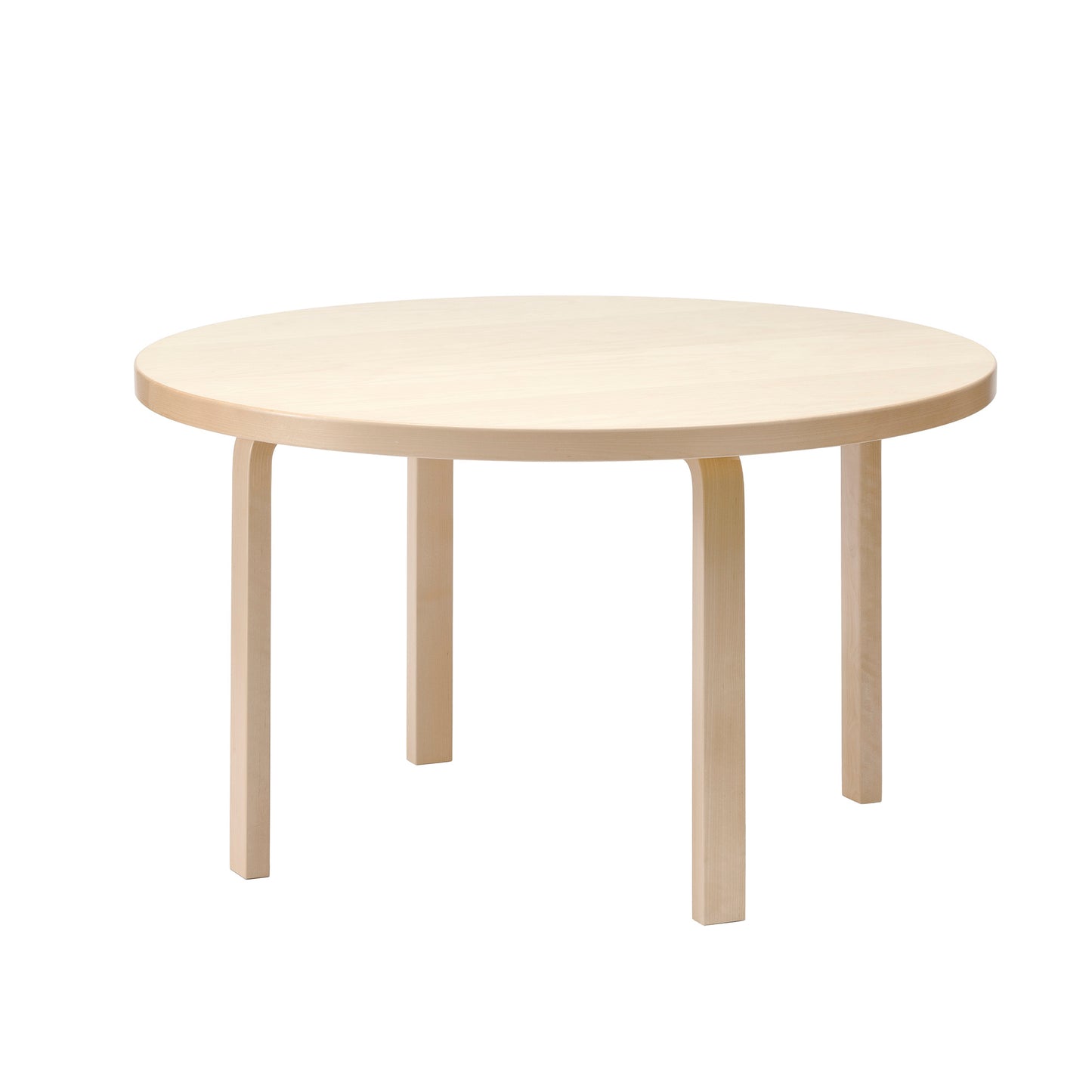 Artek 91 pöytä, matala koivuviilutettu