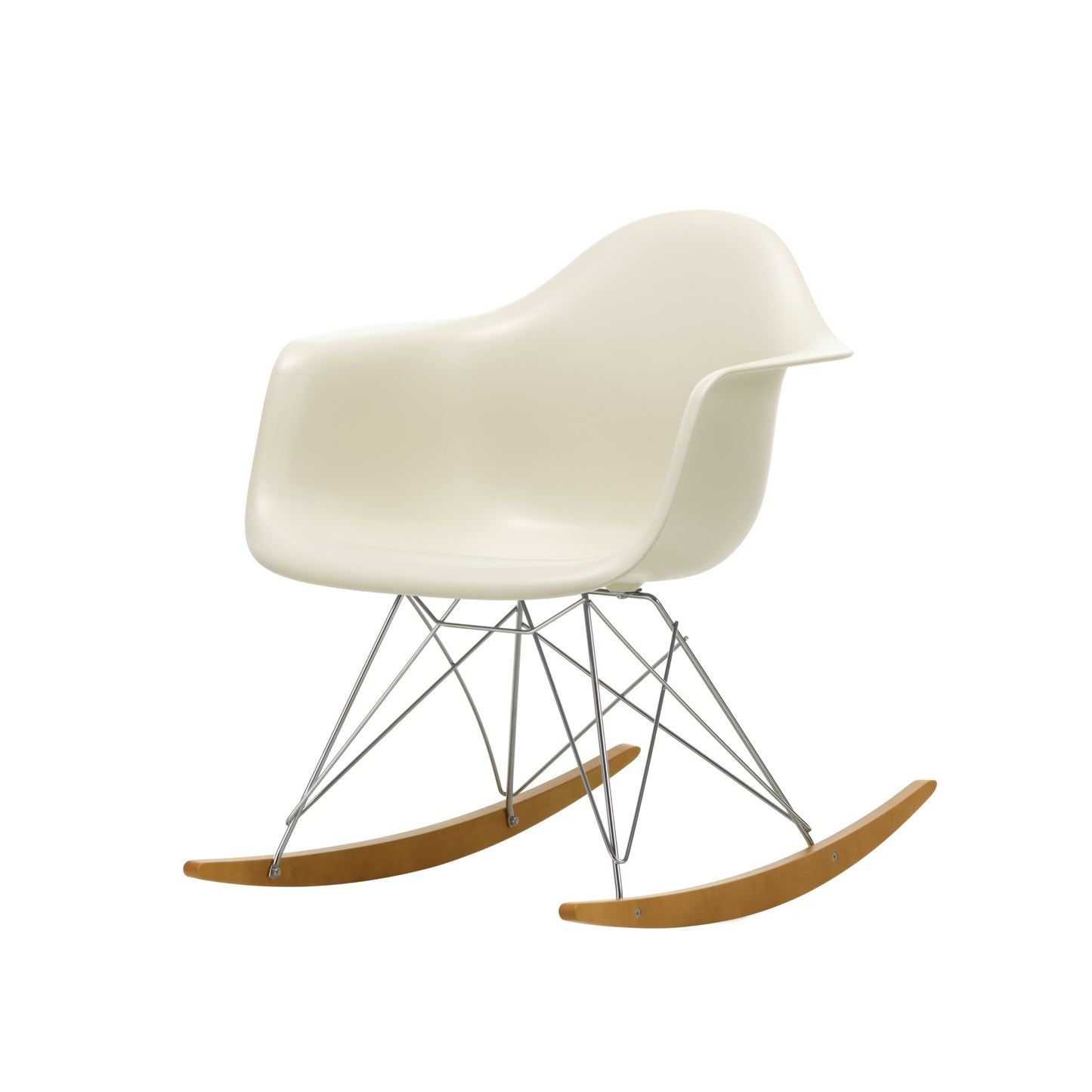 Vitra Eames RAR keinutuoli luonnonvalkoinen/vaahtera