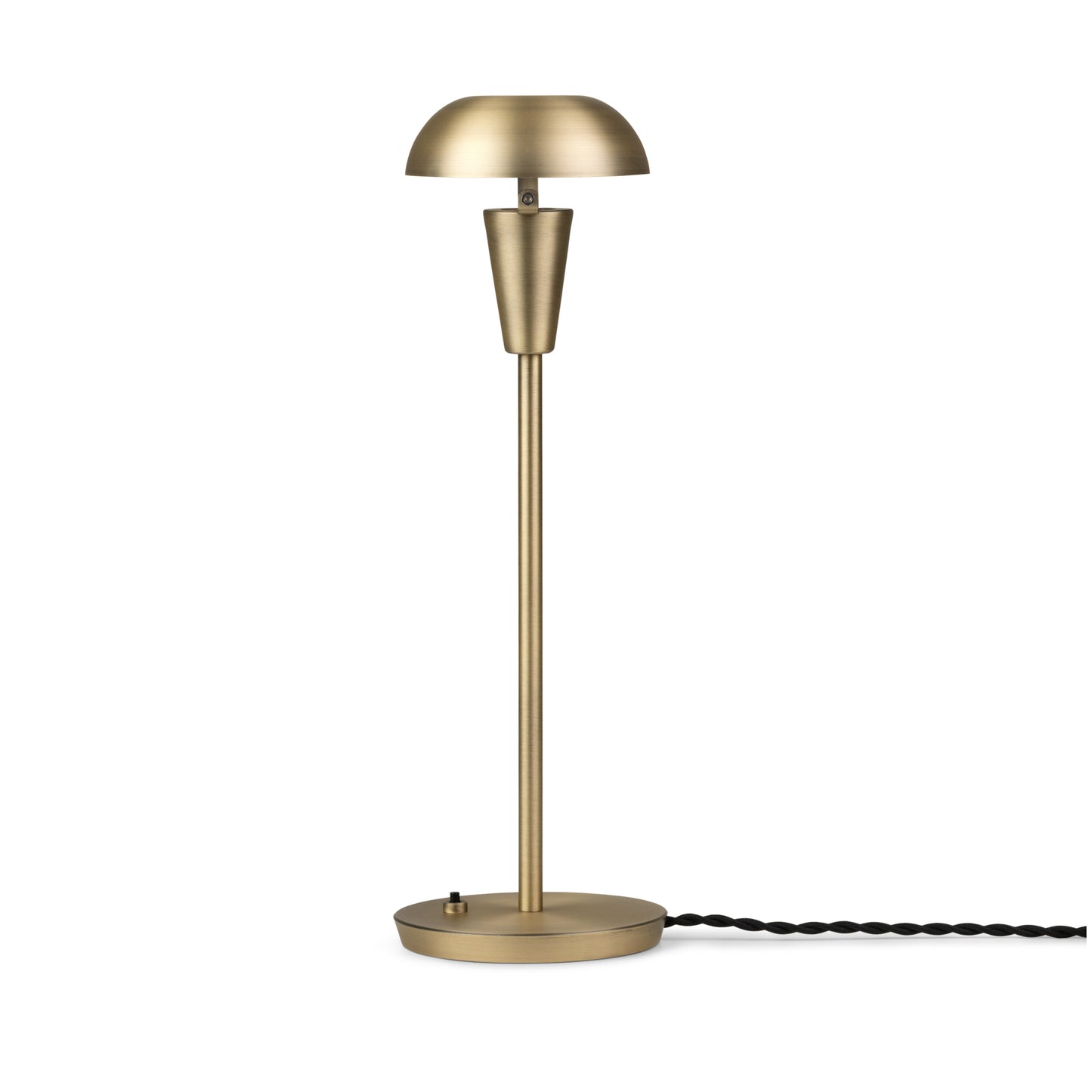 Ferm Living Tiny pöytävalaisin korkea messinki