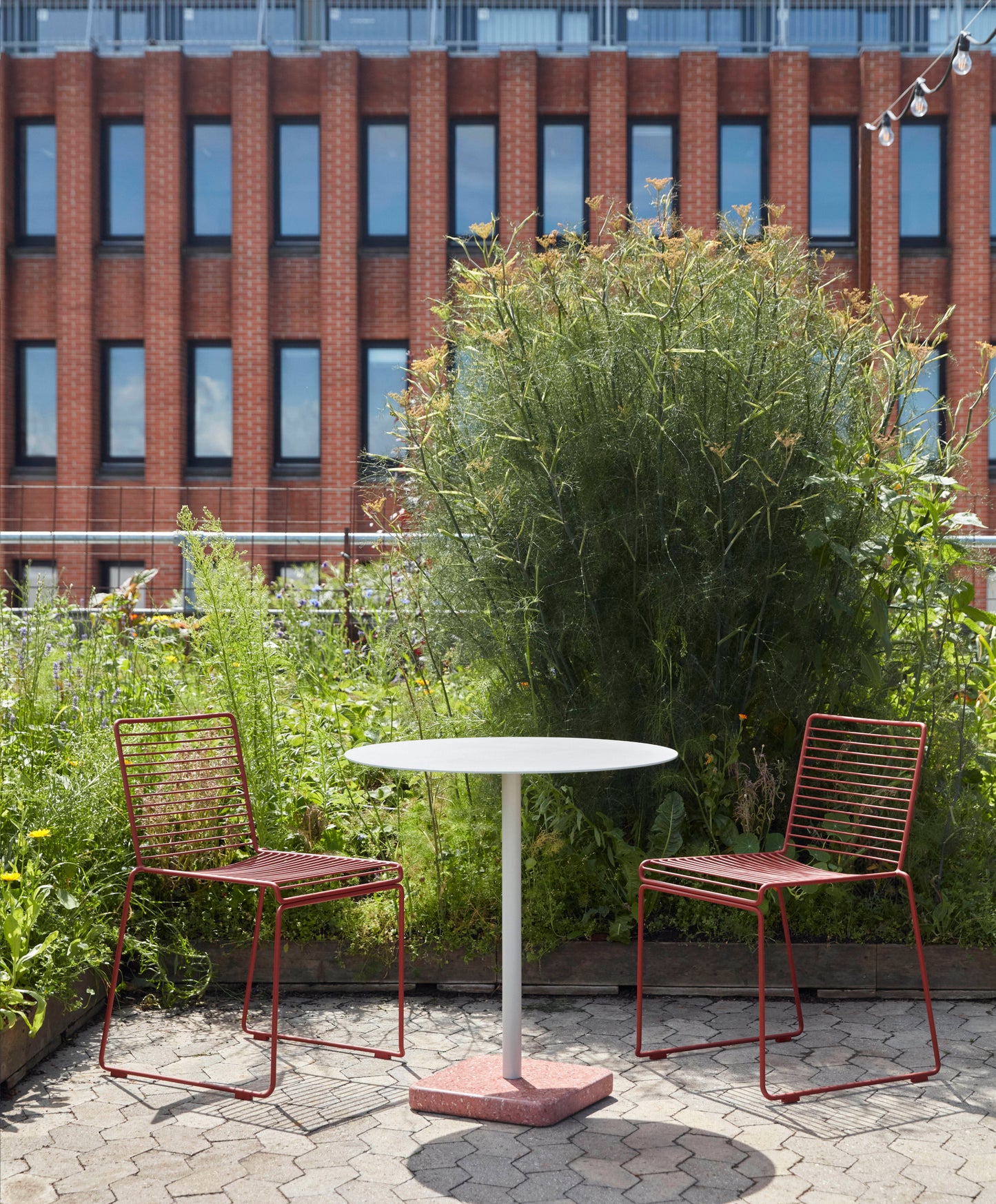 HAY Hee Dining Chair ruosteenpunainen