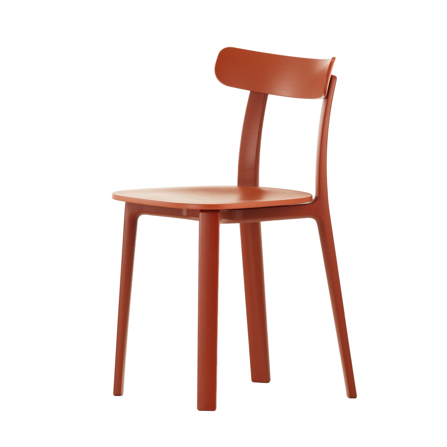 Vitra All Plastic Chair tiilenpunainen