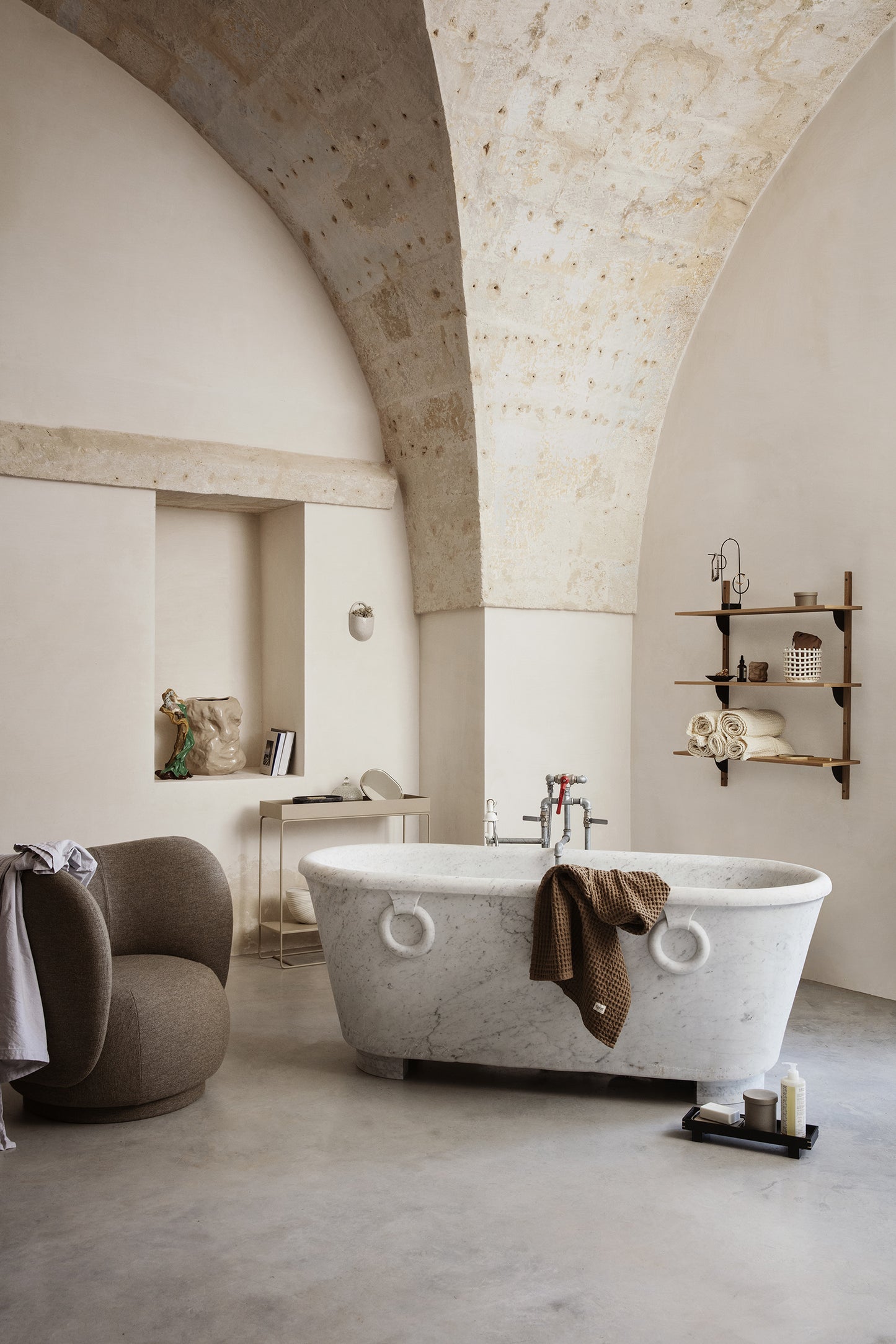 Ferm Living Plant box kaksikerroksinen cashmere
