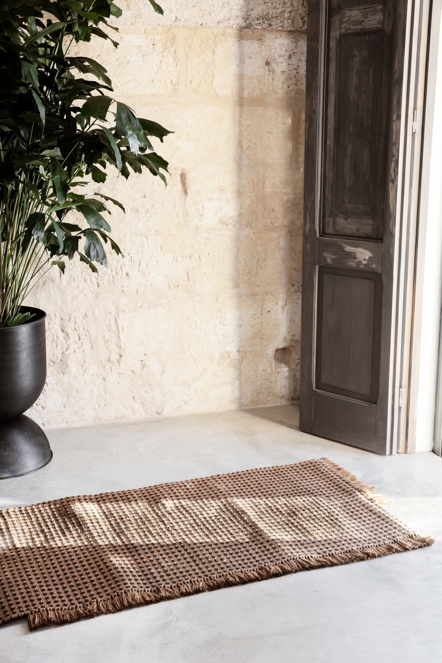 Ferm Living Way matto 70x180 ruskea