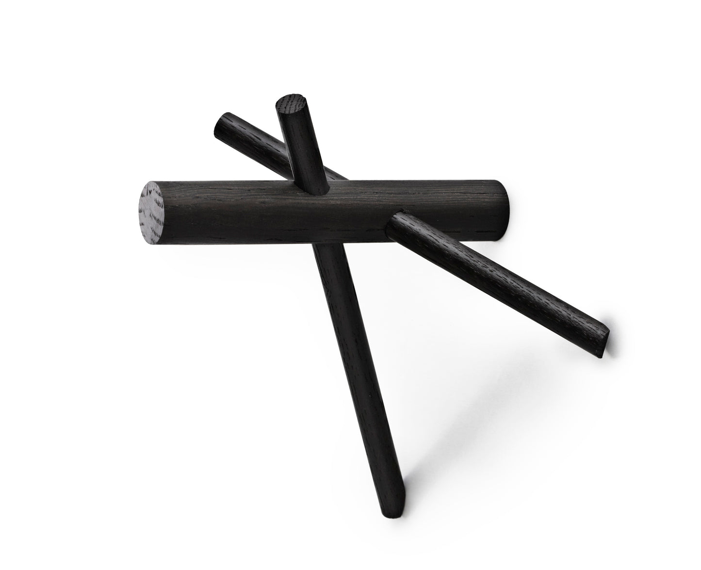 Normann Copenhagen Sticks ripustin 2kpl musta