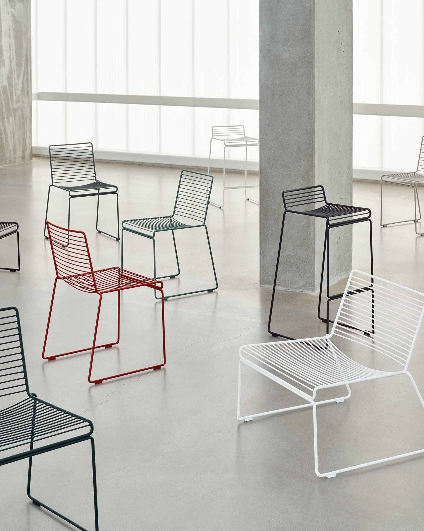 HAY Hee Dining Chair ruosteenpunainen