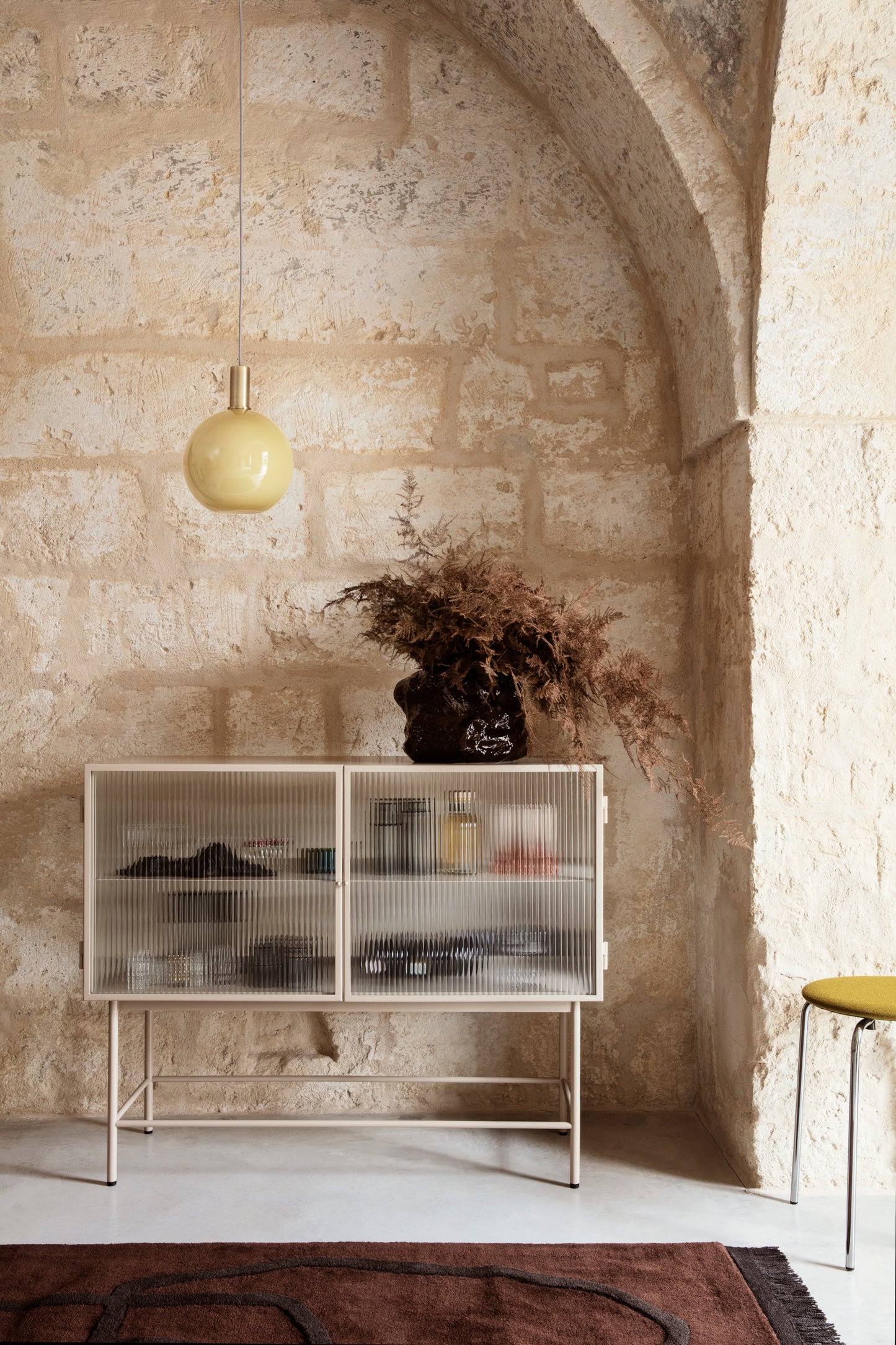 Ferm Living Opal Sphere varjostin Southern Moss