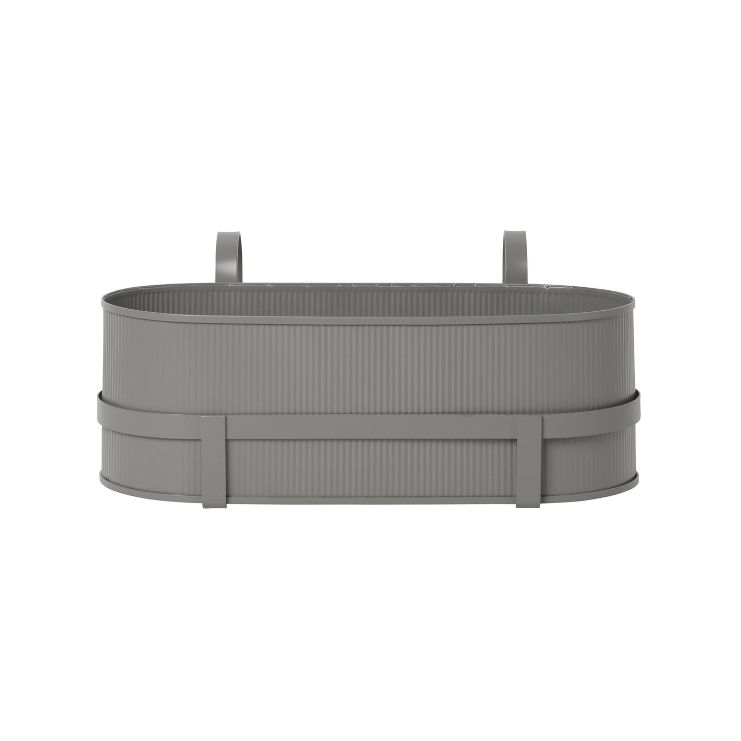 Ferm Living Bau Balcony Box lämmin harmaa