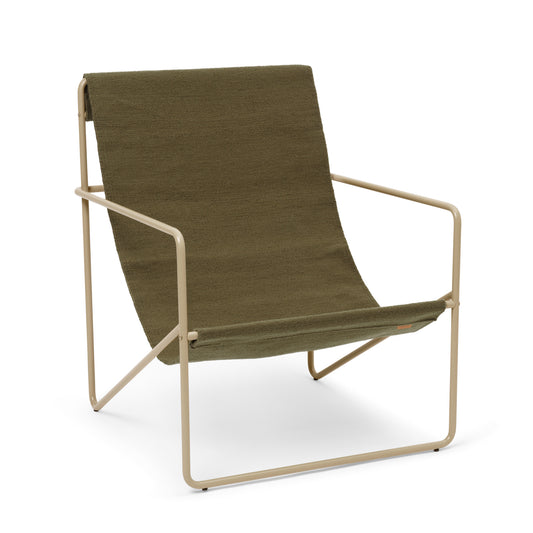 Ferm Living Desert lepotuoli cashmere/olive