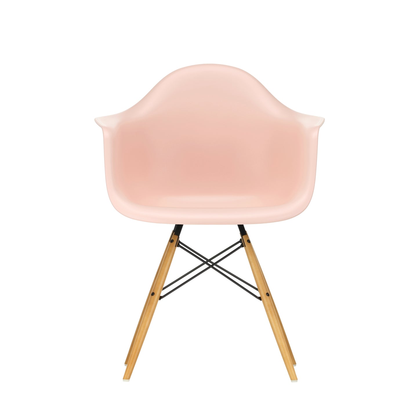 Vitra Eames DAW tuoli roosa/vaahtera