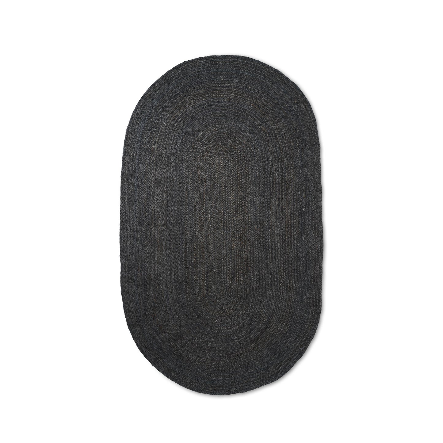 Ferm Living Eternal Oval juuttimatto 140x200 musta
