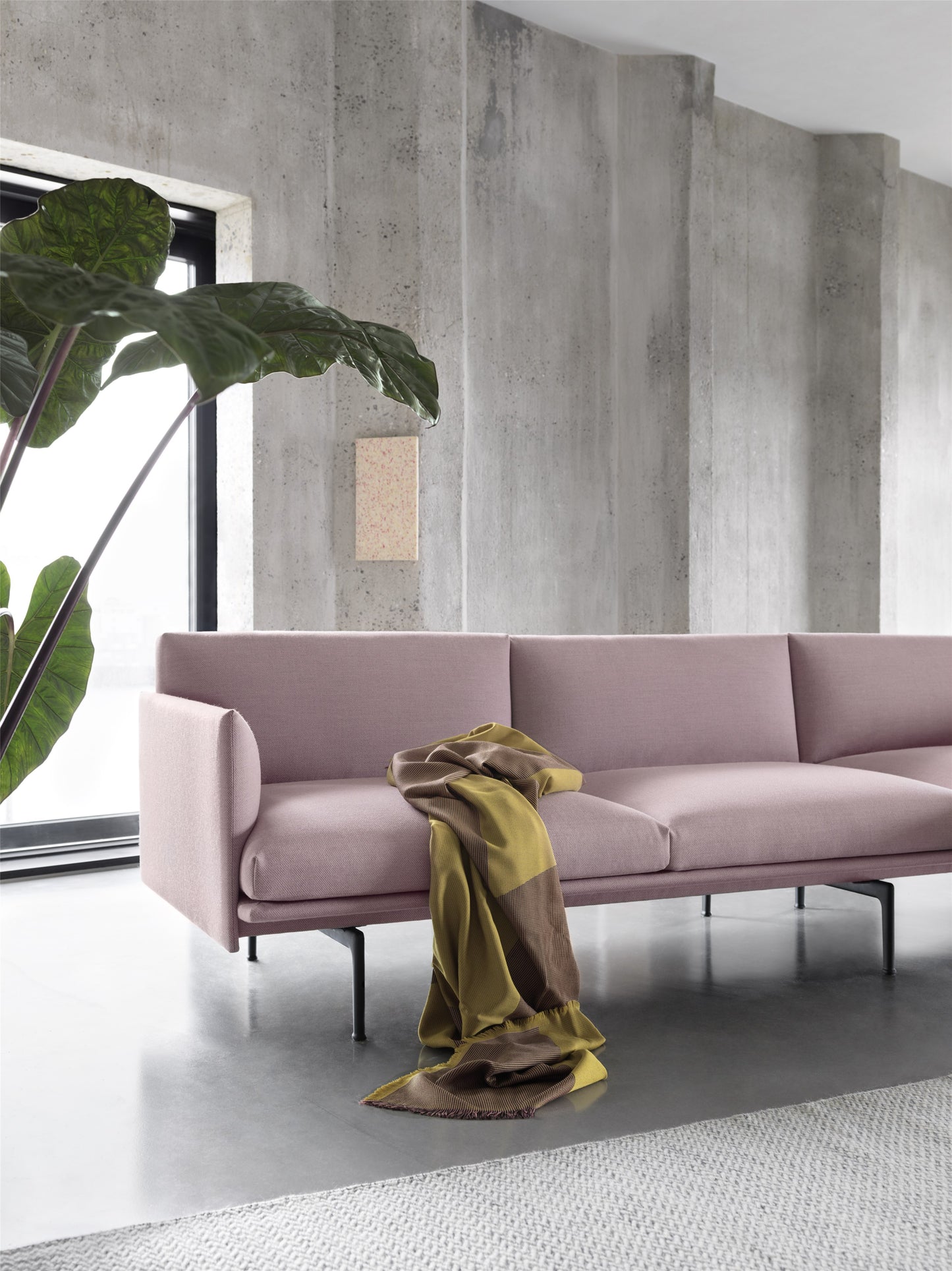 Muuto Ply matto 85x140 vaaleanharmaa