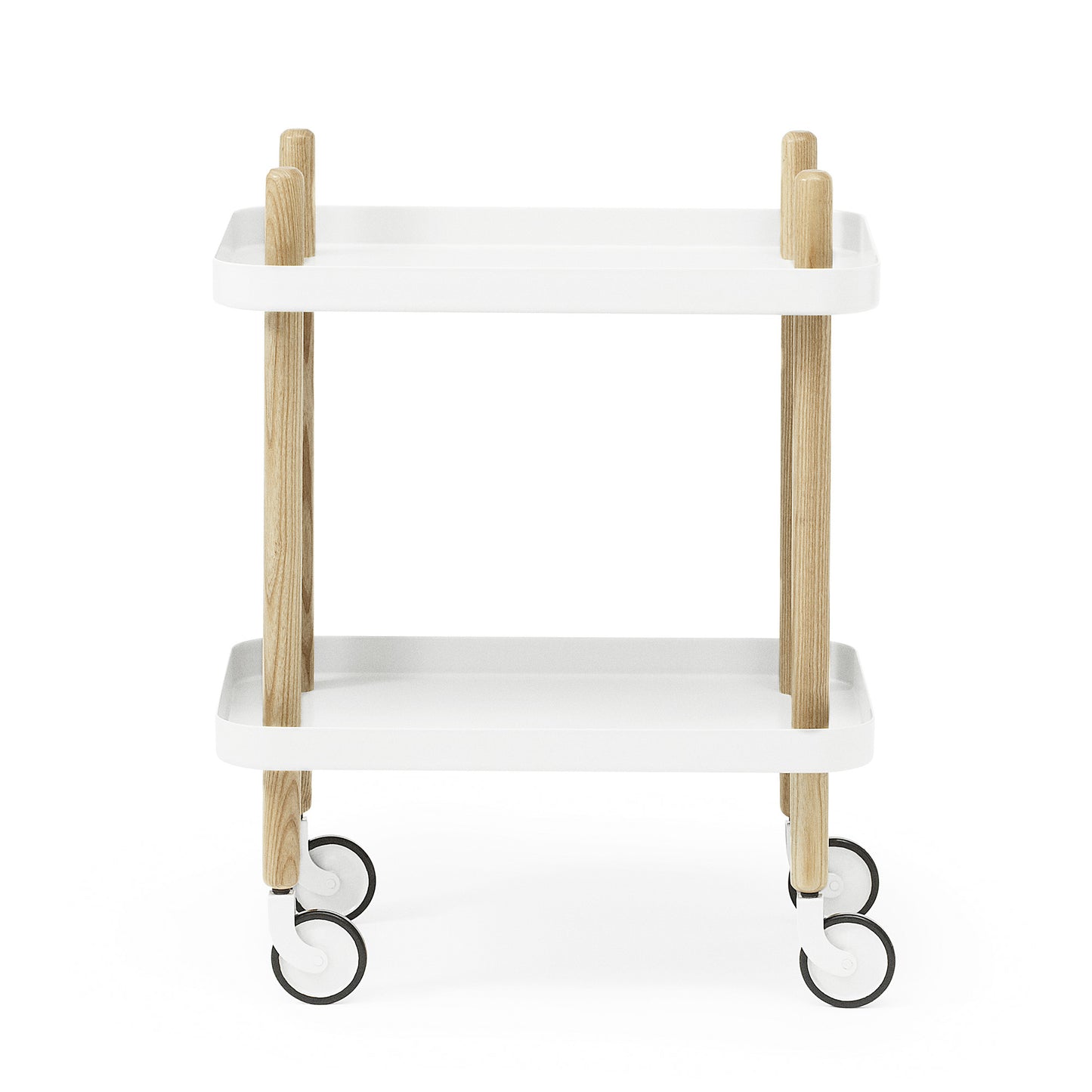 Normann Copenhagen Block tarjoiluvaunu valkoinen