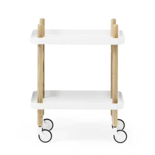 Normann Copenhagen Block tarjoiluvaunu valkoinen