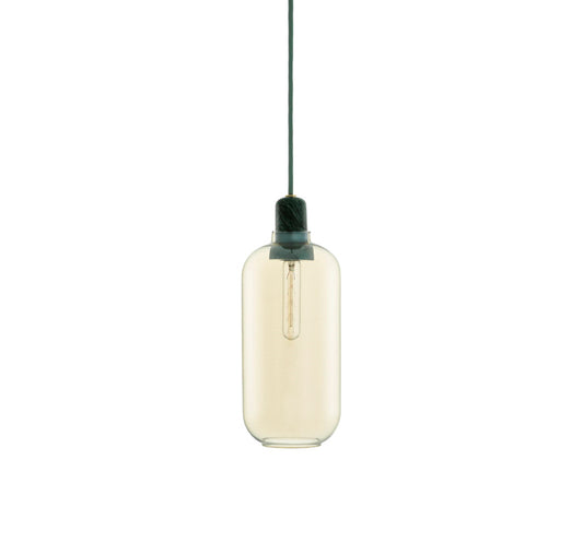 Normann Copenhagen Amp valaisin iso vihreä/kulta