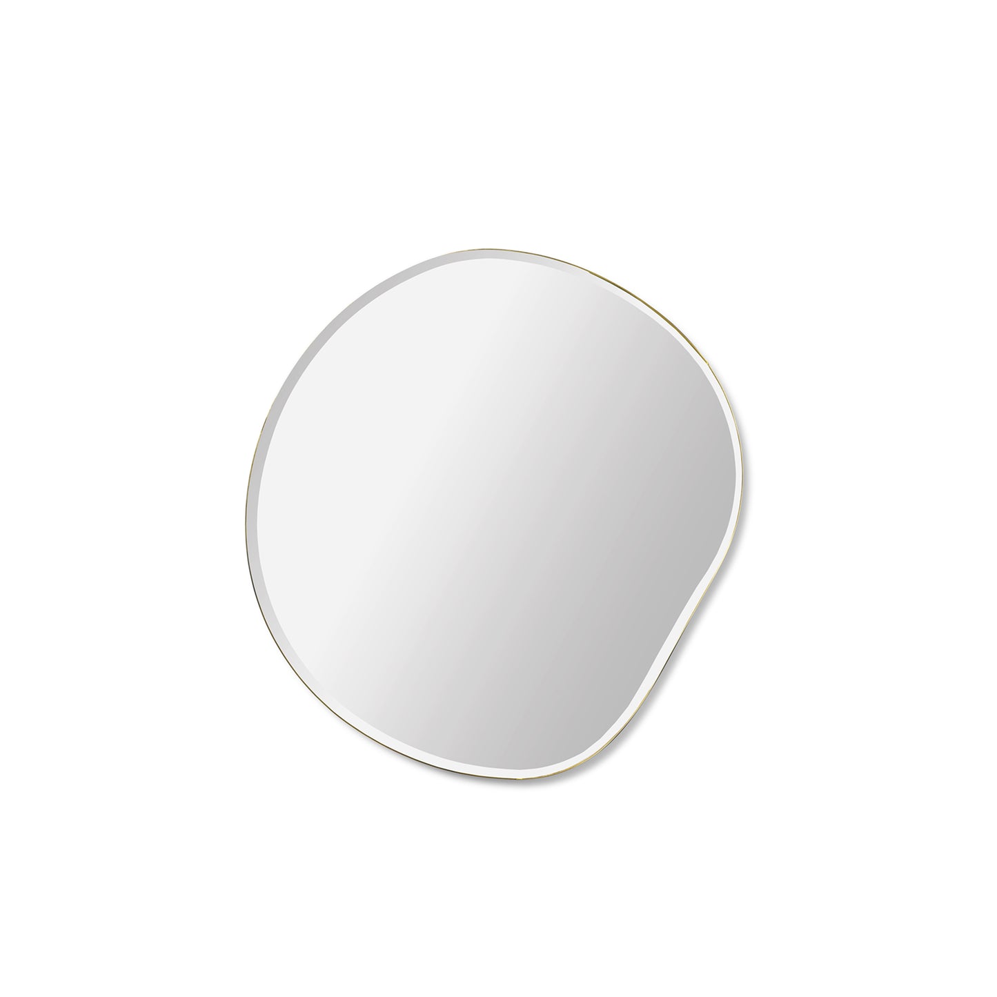Ferm Living Pond S peili messinki