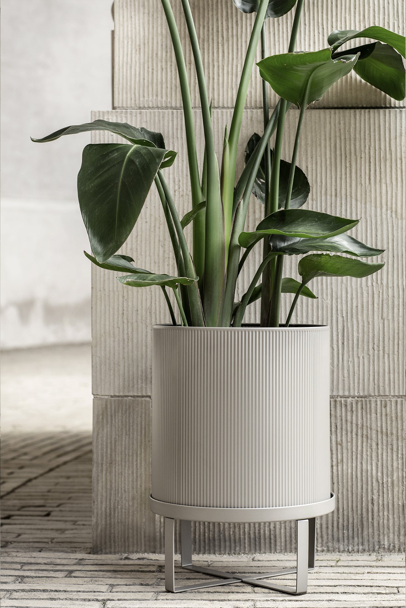 Ferm Living Bau ruukku iso haalea roosa