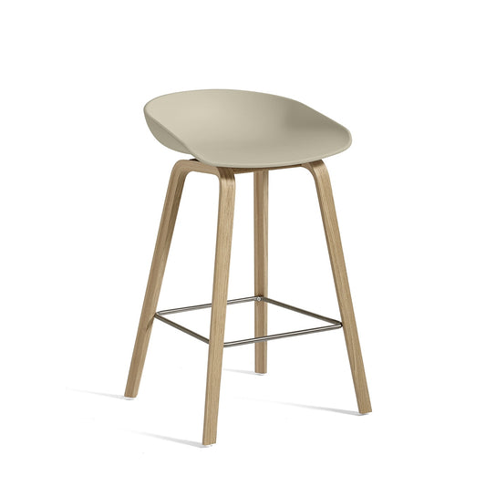 HAY About a Stool AAS32 pastellinvihreä/lakattu tammi, kromi