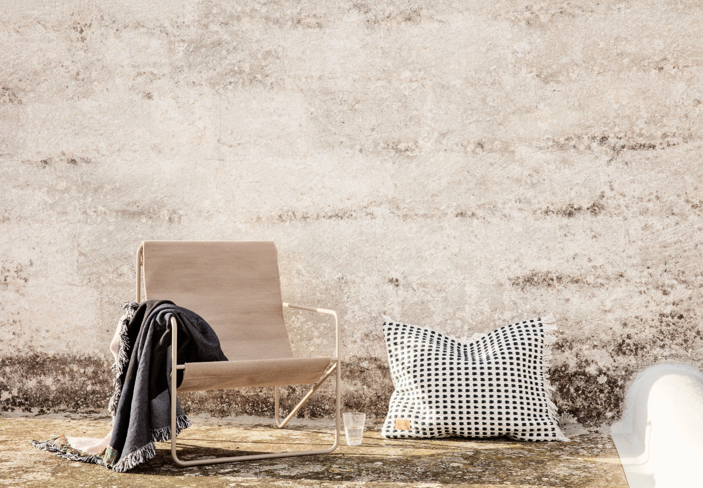 Ferm Living Desert lepotuoli cashmere/sand