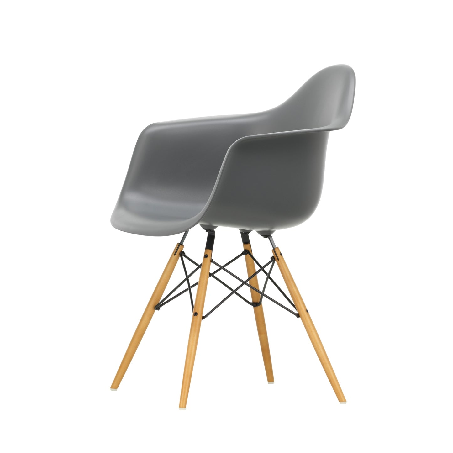 Vitra Eames DAW tuoli harmaa/vaahtera