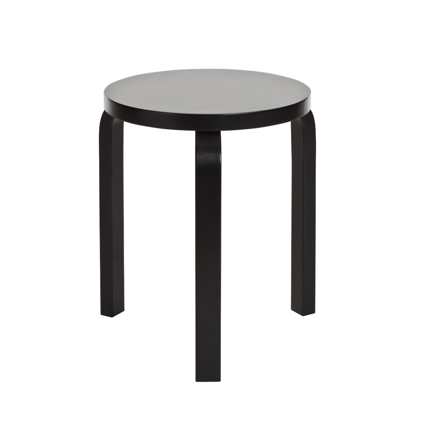 Artek 60 jakkara maalattu musta