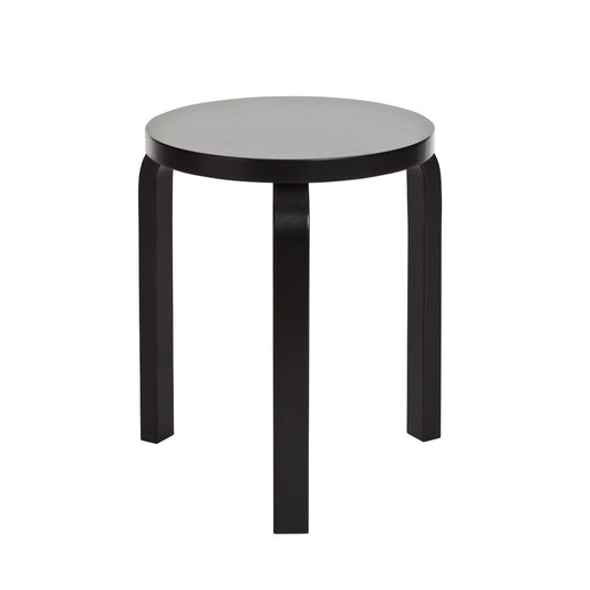 Artek 60 jakkara maalattu musta