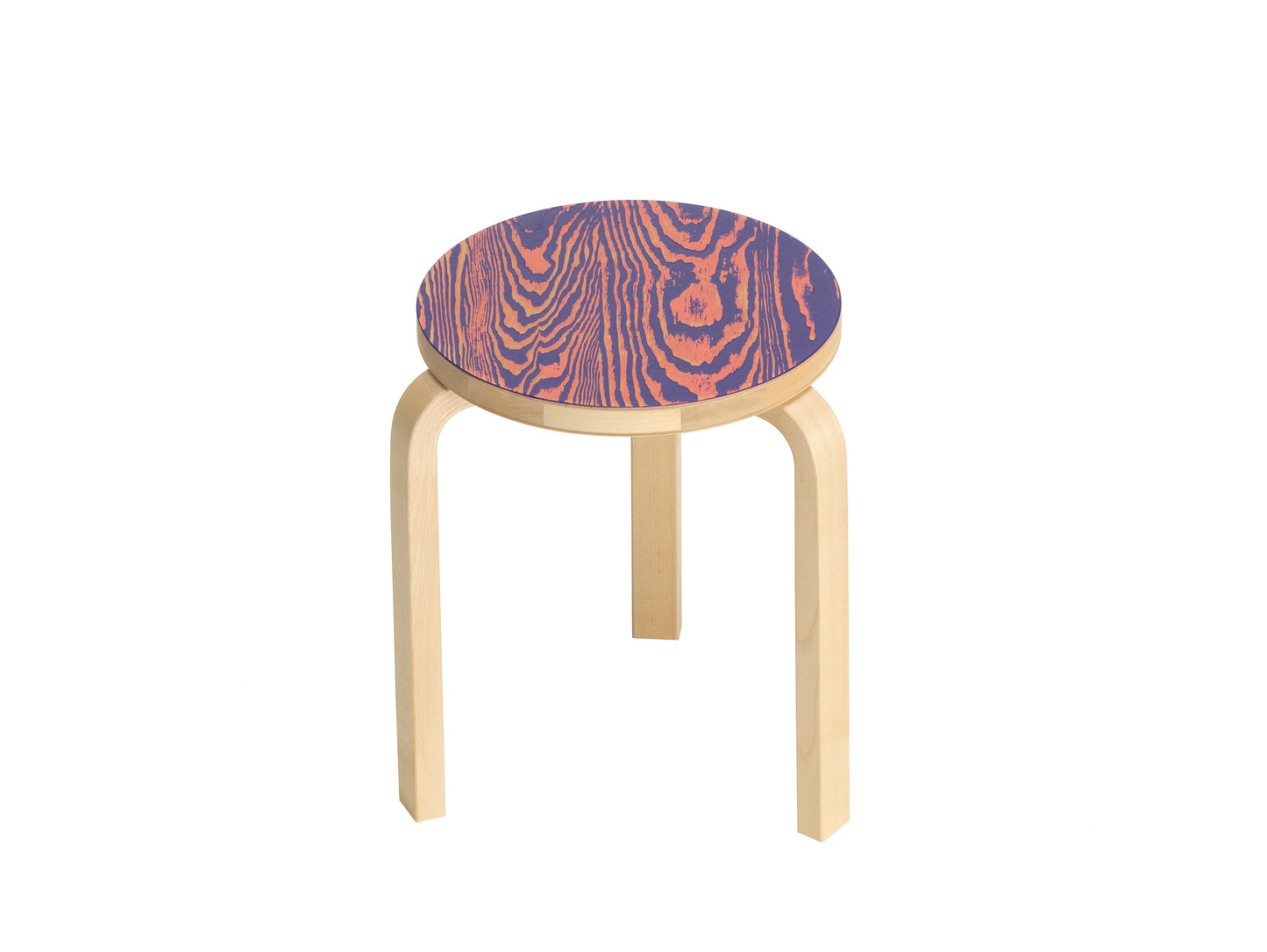 Artek 60 ColoRing jakkara istuin koralli/violetti
