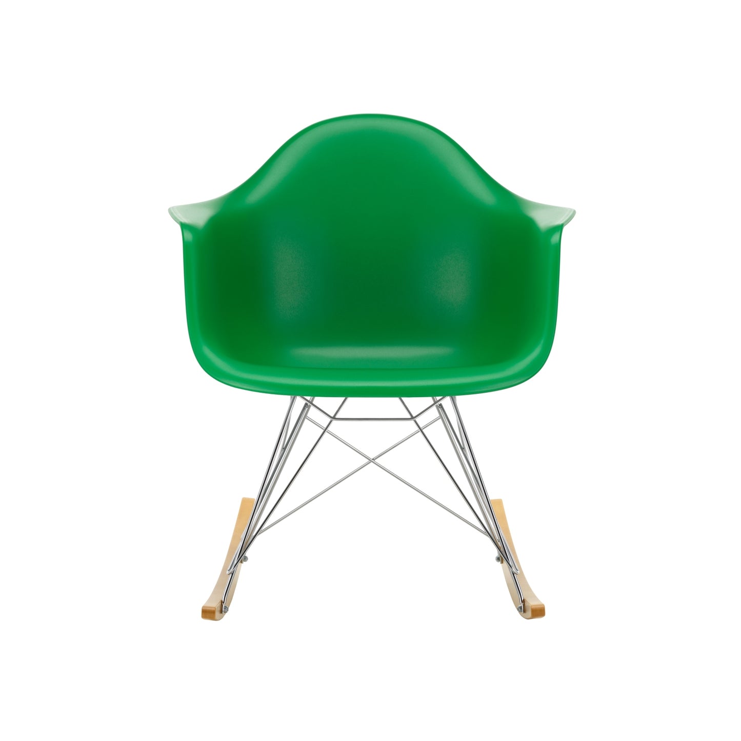 Vitra Eames RAR keinutuoli vihreä/vaahtera