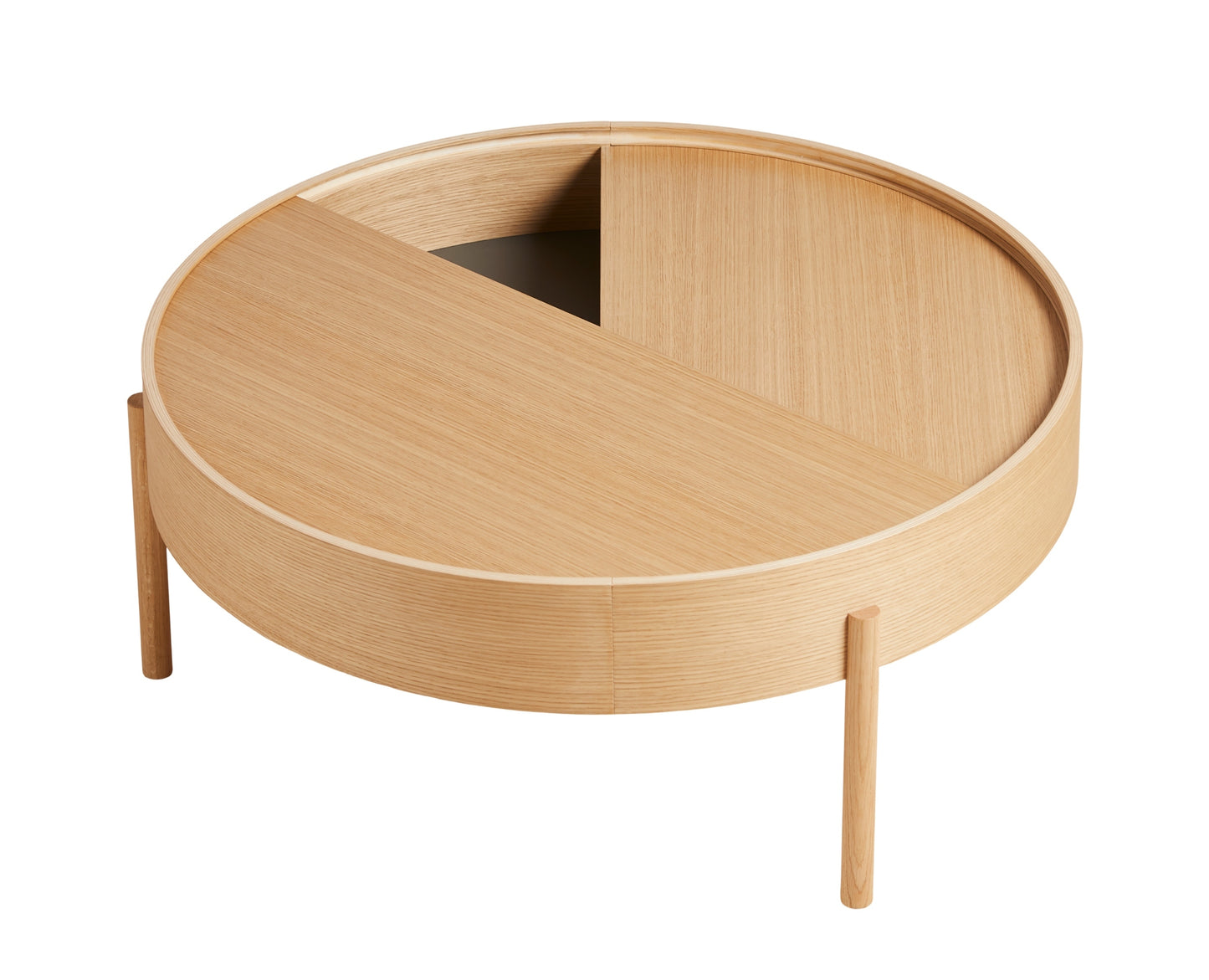 WOUD Arc sohvapöytä 89cm öljytty tammi