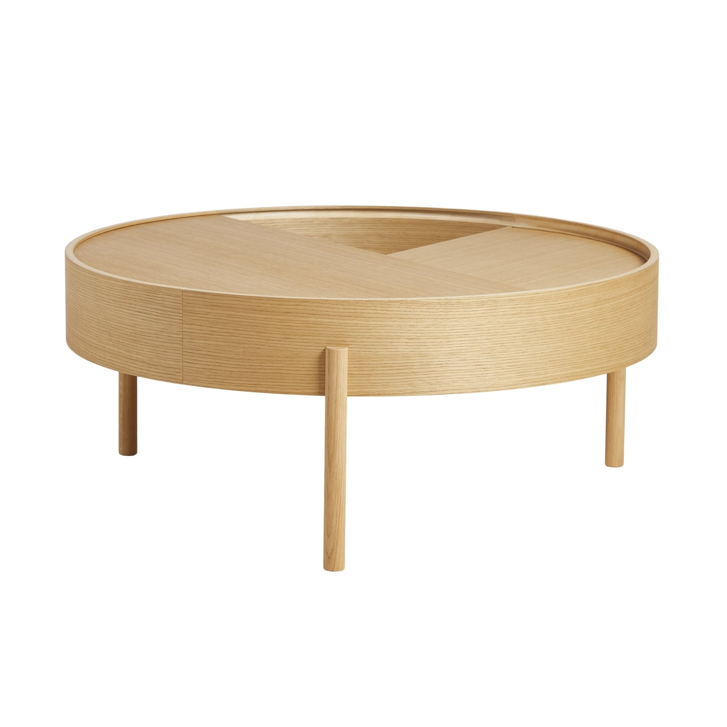 WOUD Arc sohvapöytä 89cm öljytty tammi