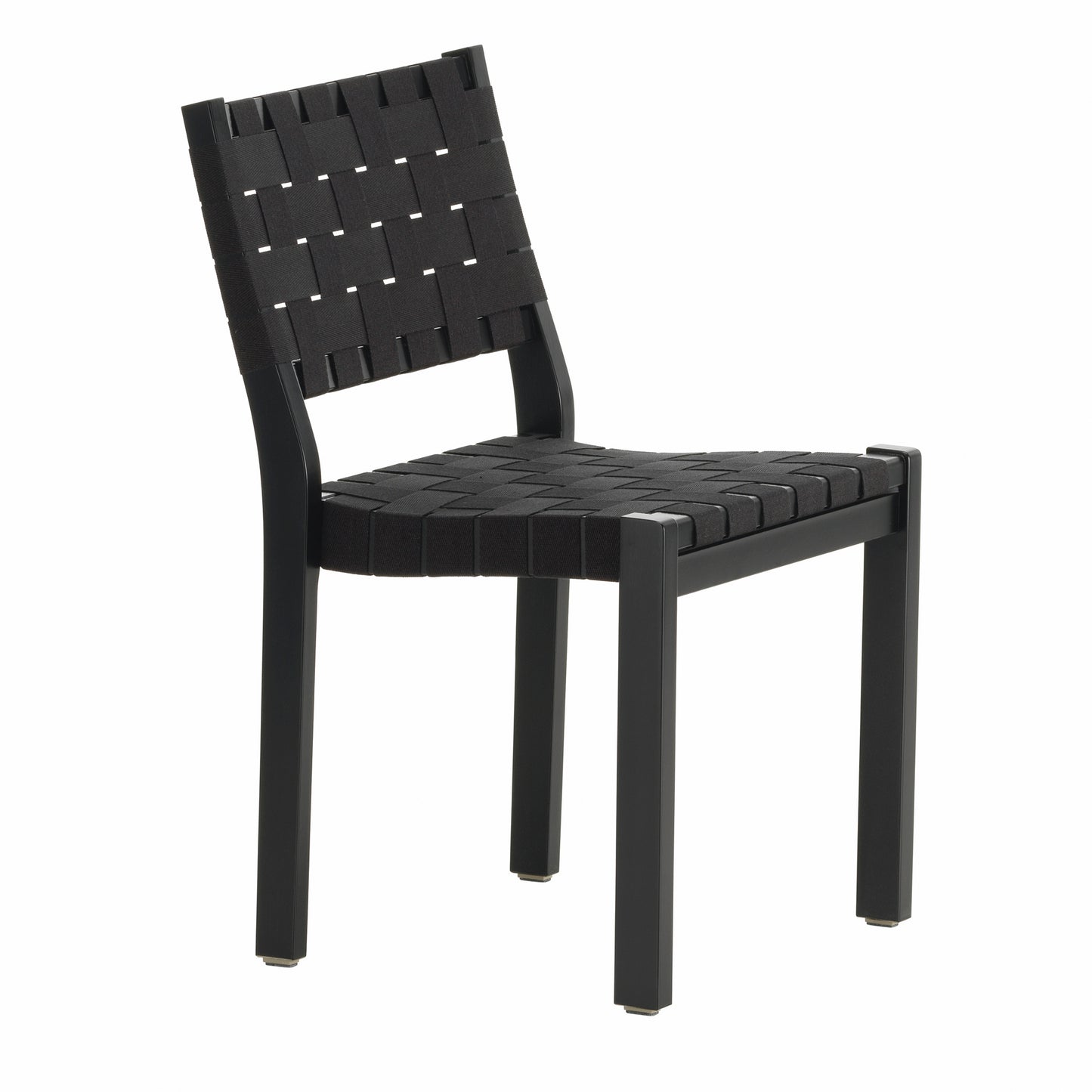 Artek 611 tuoli maalattu musta/musta