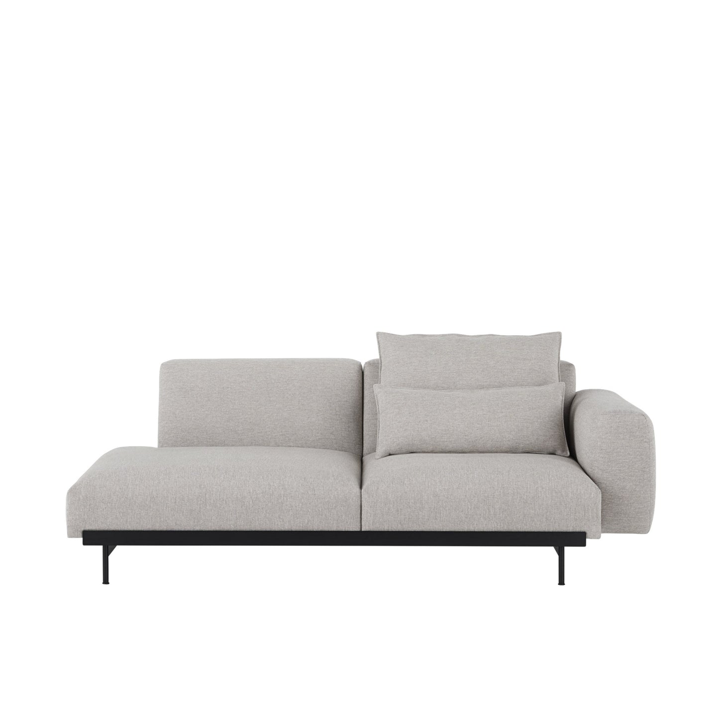 Muuto In Situ moduulisohva 2-istuttava Clay 12/musta