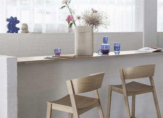 Muuto Cover korkea baarituoli tammi