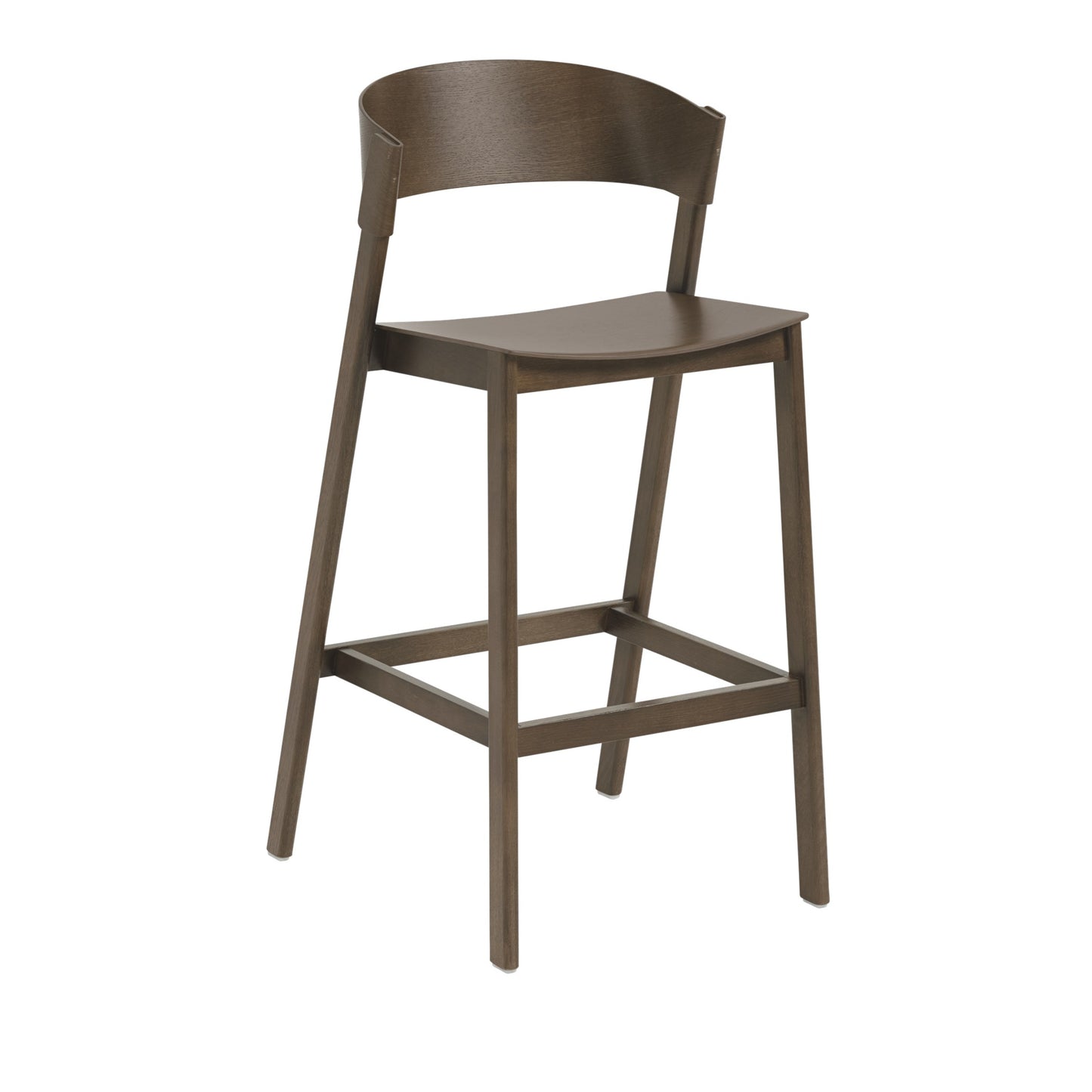 Muuto Cover korkea baarituoli tummanruskea