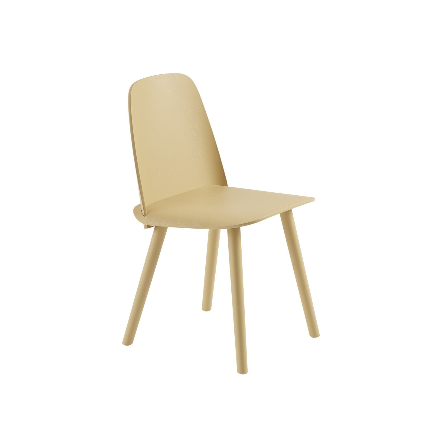 Muuto Nerd tuoli keltainen hiekka